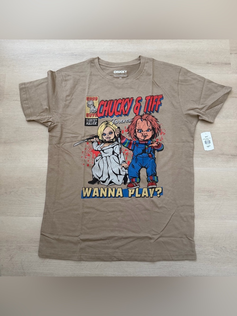 Chucky & Tiff Forever T-Shirt, Brown